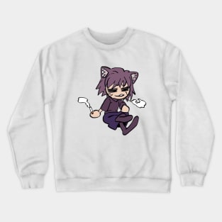 I draw neco arc chaos / Tsukihime Crewneck Sweatshirt